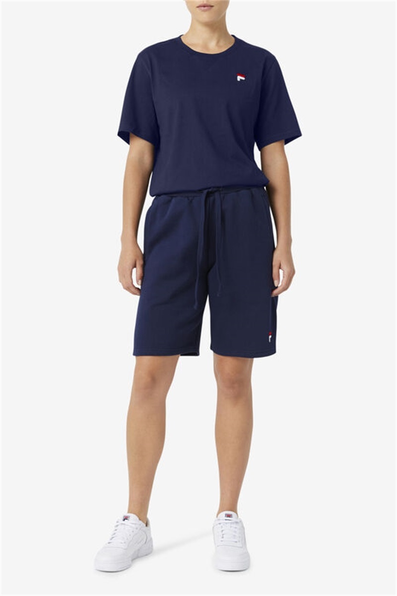 Navy Men's Fila Kasta Shorts | Saudi Arabia-834096
