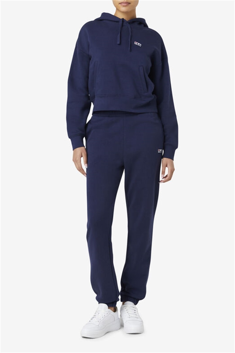 Navy Men's Fila Lassie Joggers | Saudi Arabia-836075
