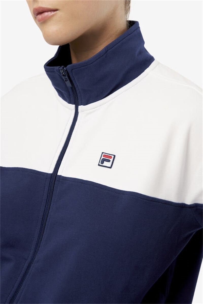 Navy Men's Fila Makayla Track Jackets | Saudi Arabia-631504