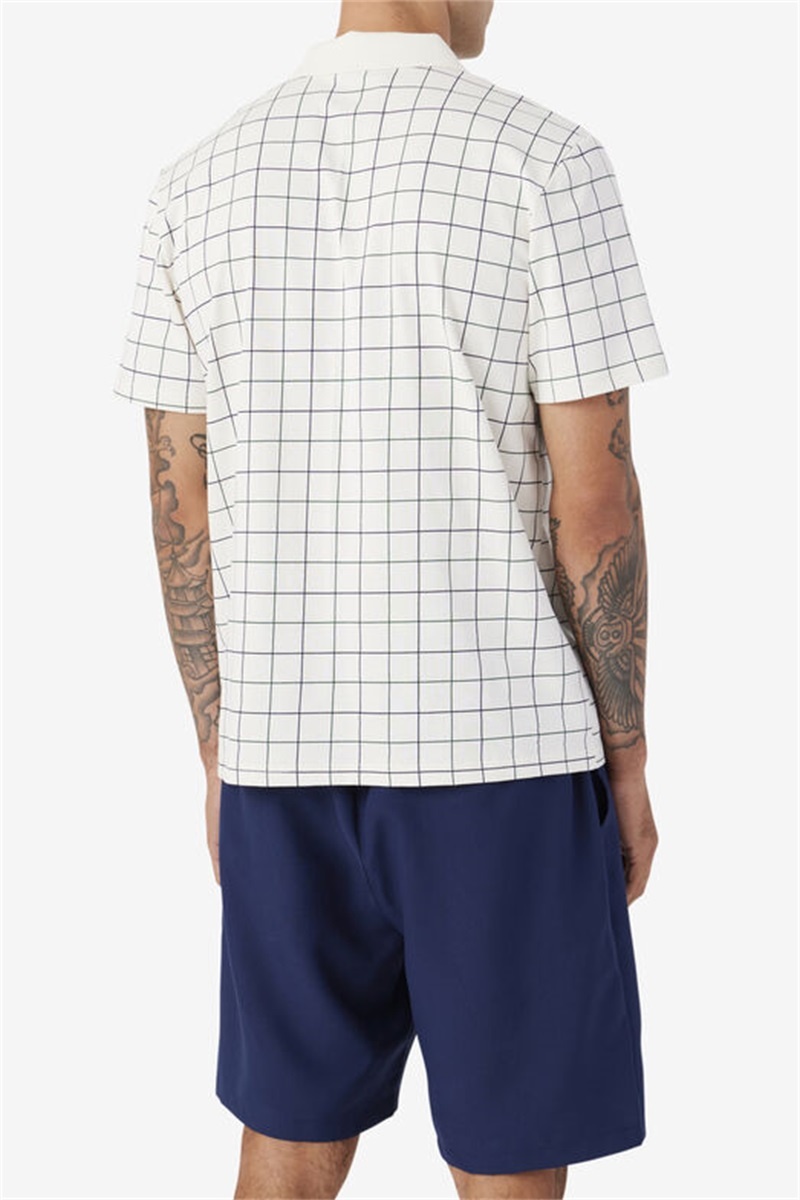Navy Men's Fila Mand Polo Shirts | Saudi Arabia-594601