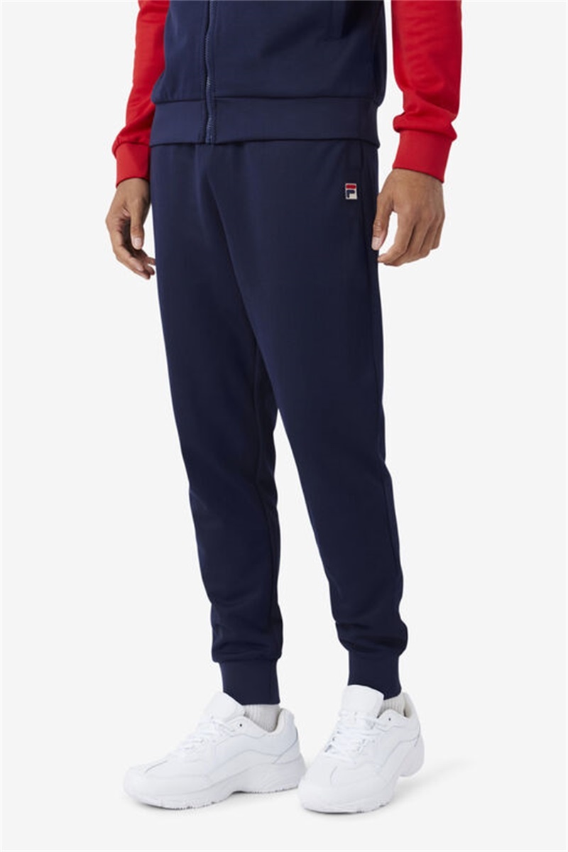 Navy Men's Fila Naso Pants | Saudi Arabia-493182