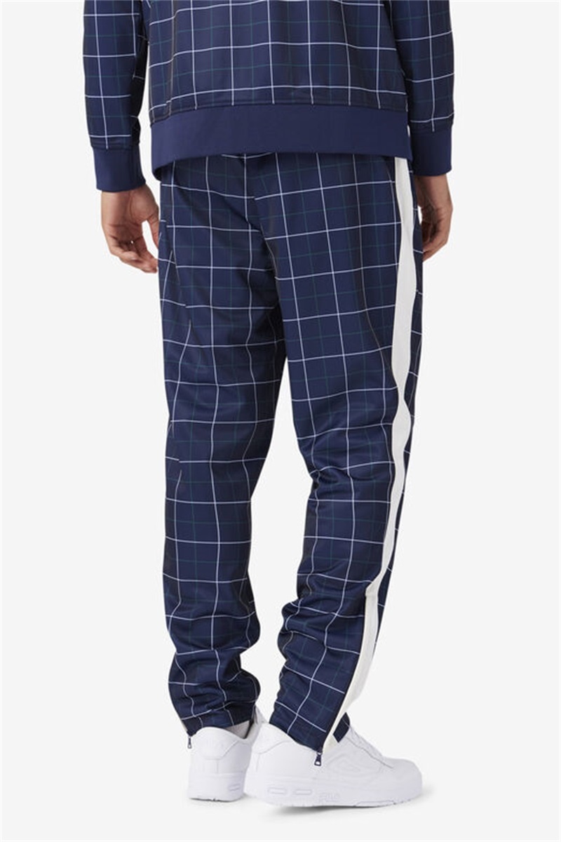 Navy Men's Fila Oshan Track Pants | Saudi Arabia-049671