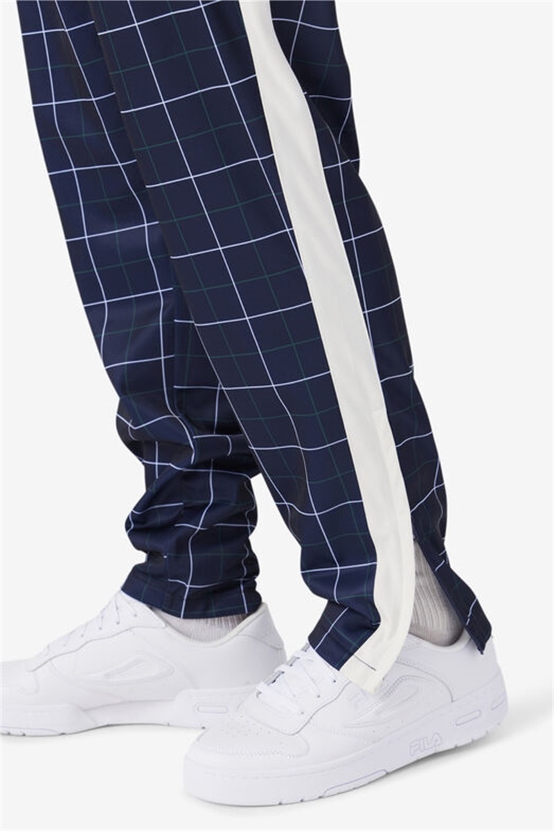 Navy Men's Fila Oshan Track Pants | Saudi Arabia-049671
