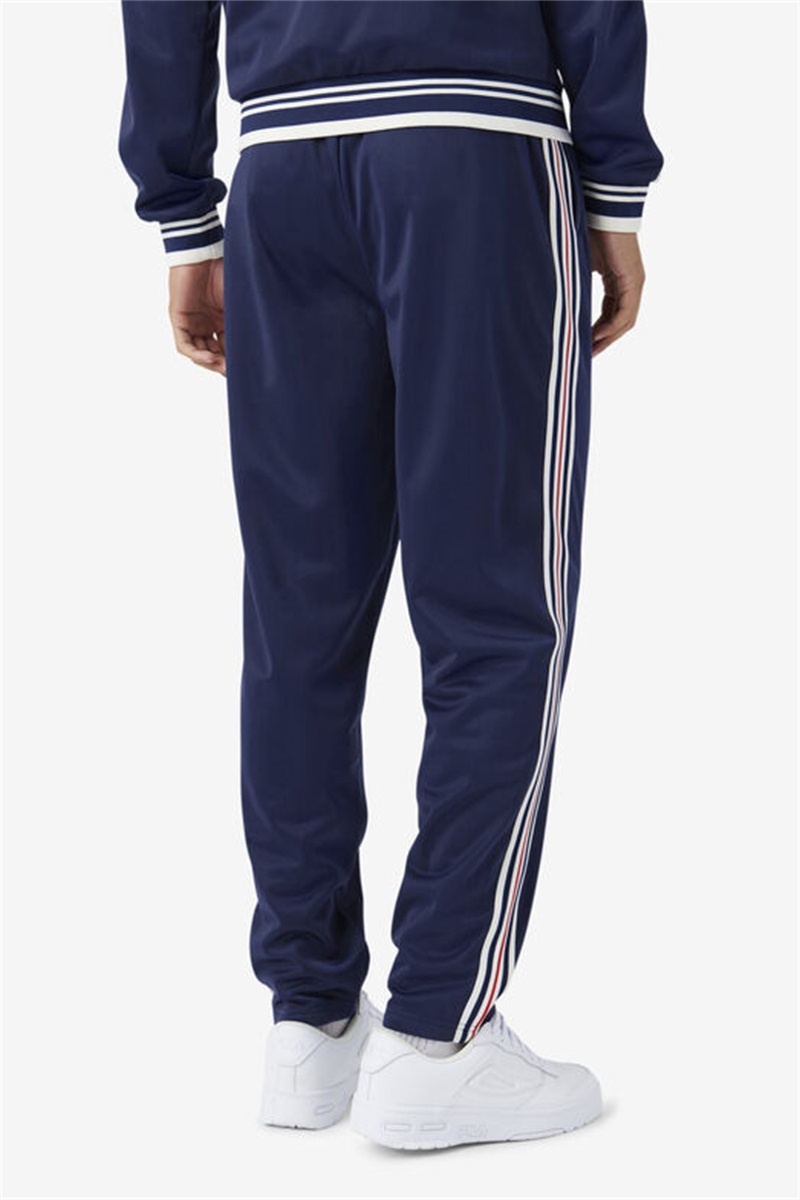 Navy Men's Fila Sidney Pants | Saudi Arabia-804795