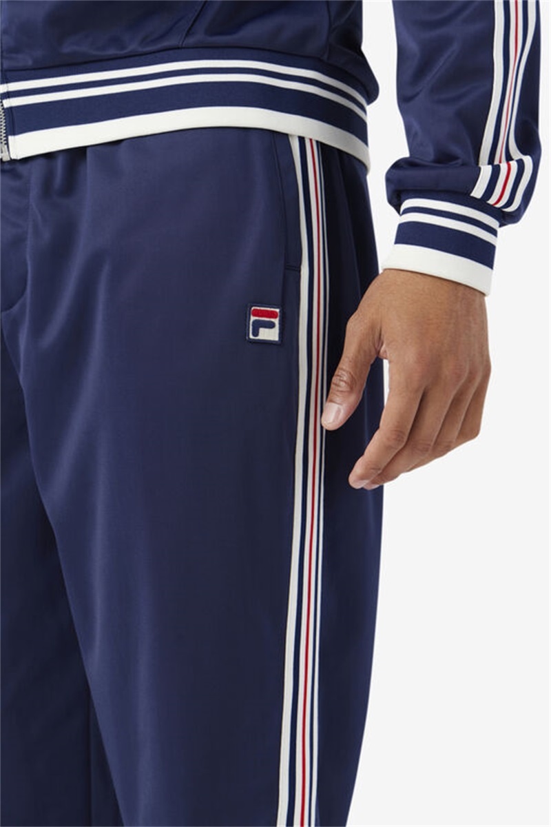 Navy Men's Fila Sidney Pants | Saudi Arabia-804795