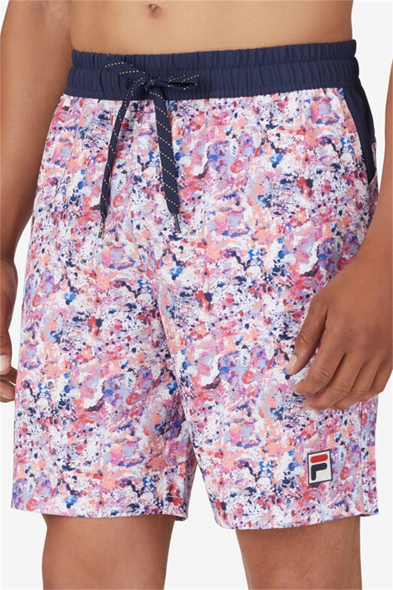 Navy Men's Fila Solar Power Woven Shorts | Saudi Arabia-318764