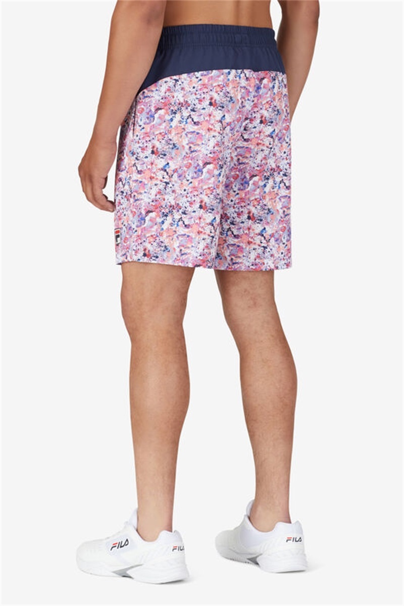 Navy Men's Fila Solar Power Woven Shorts | Saudi Arabia-318764