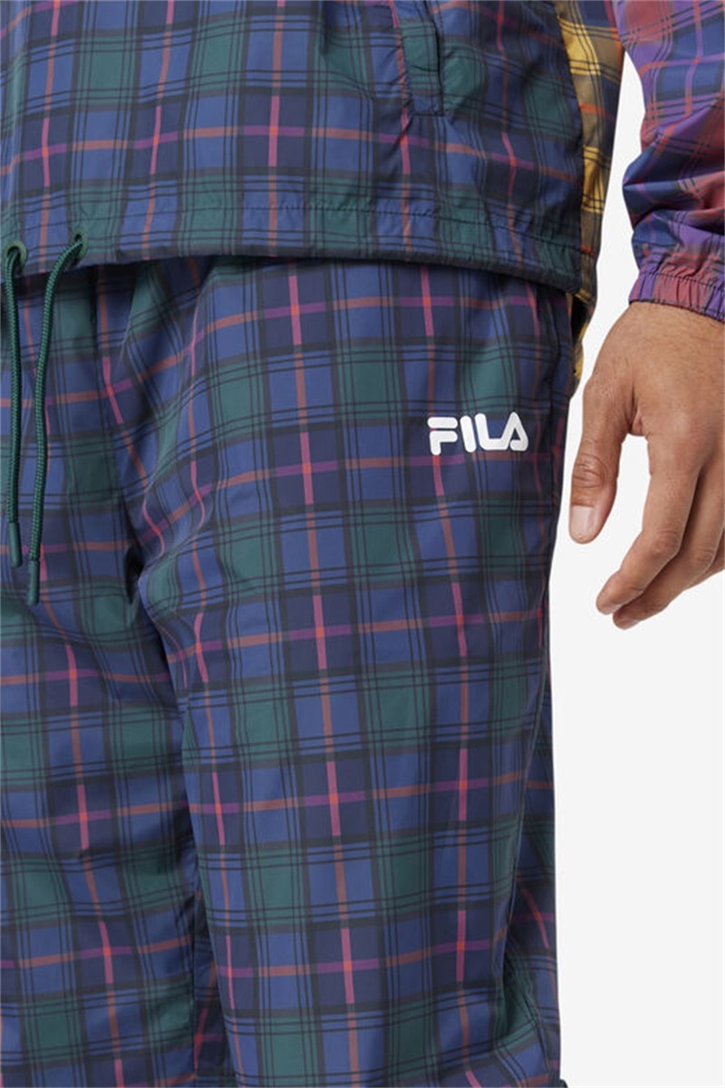 Navy Men's Fila Tyah Wind Pants | Saudi Arabia-046537