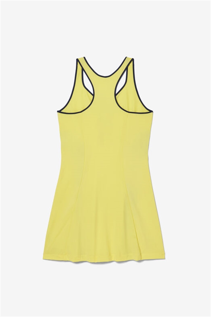 Navy Women's Fila Alley Solid Dress | Saudi Arabia-358906