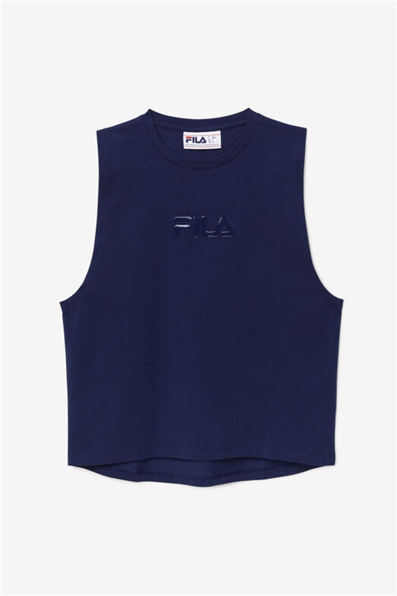 Navy Women\'s Fila Diella Tanks | Saudi Arabia-932701