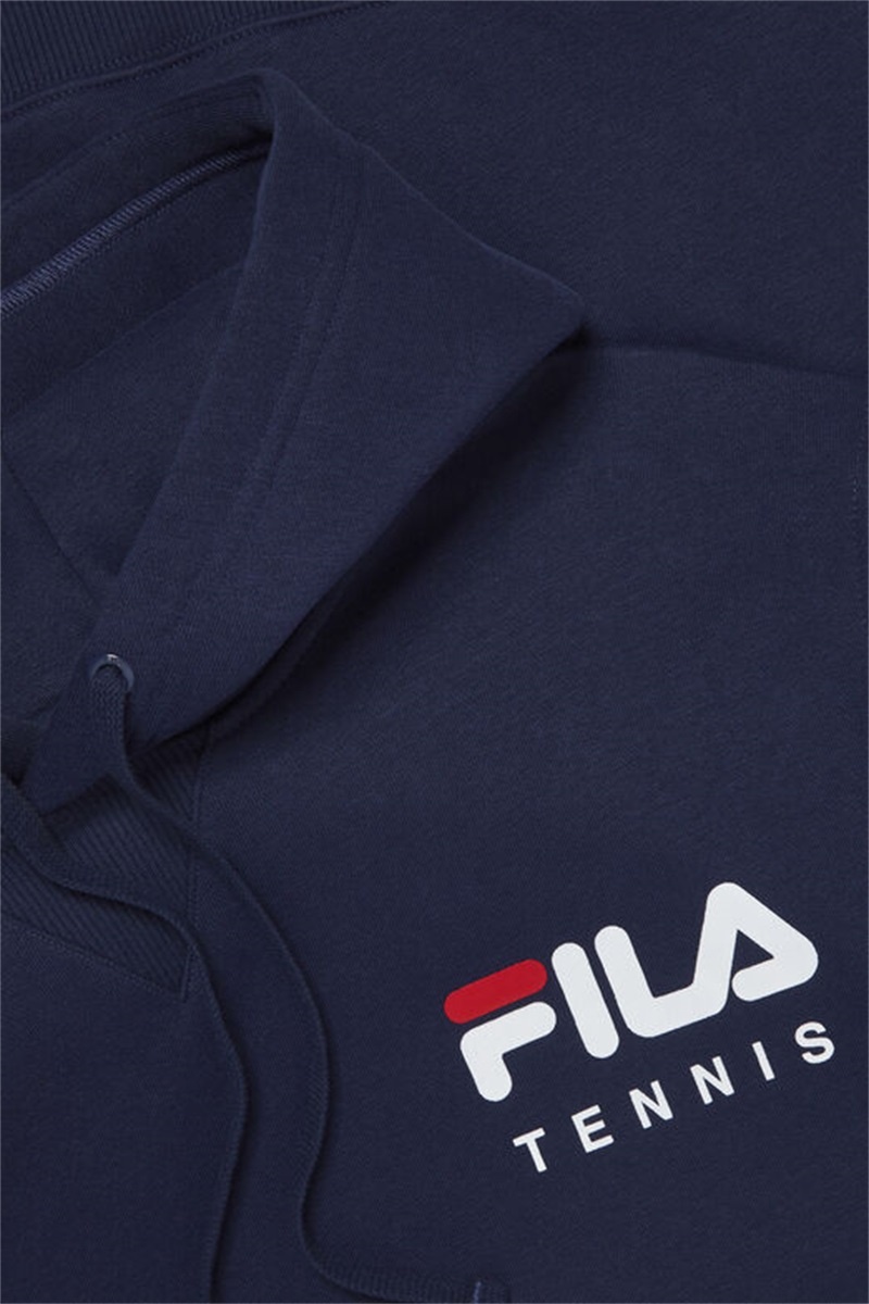 Navy Women's Fila Hoodie | Saudi Arabia-475683