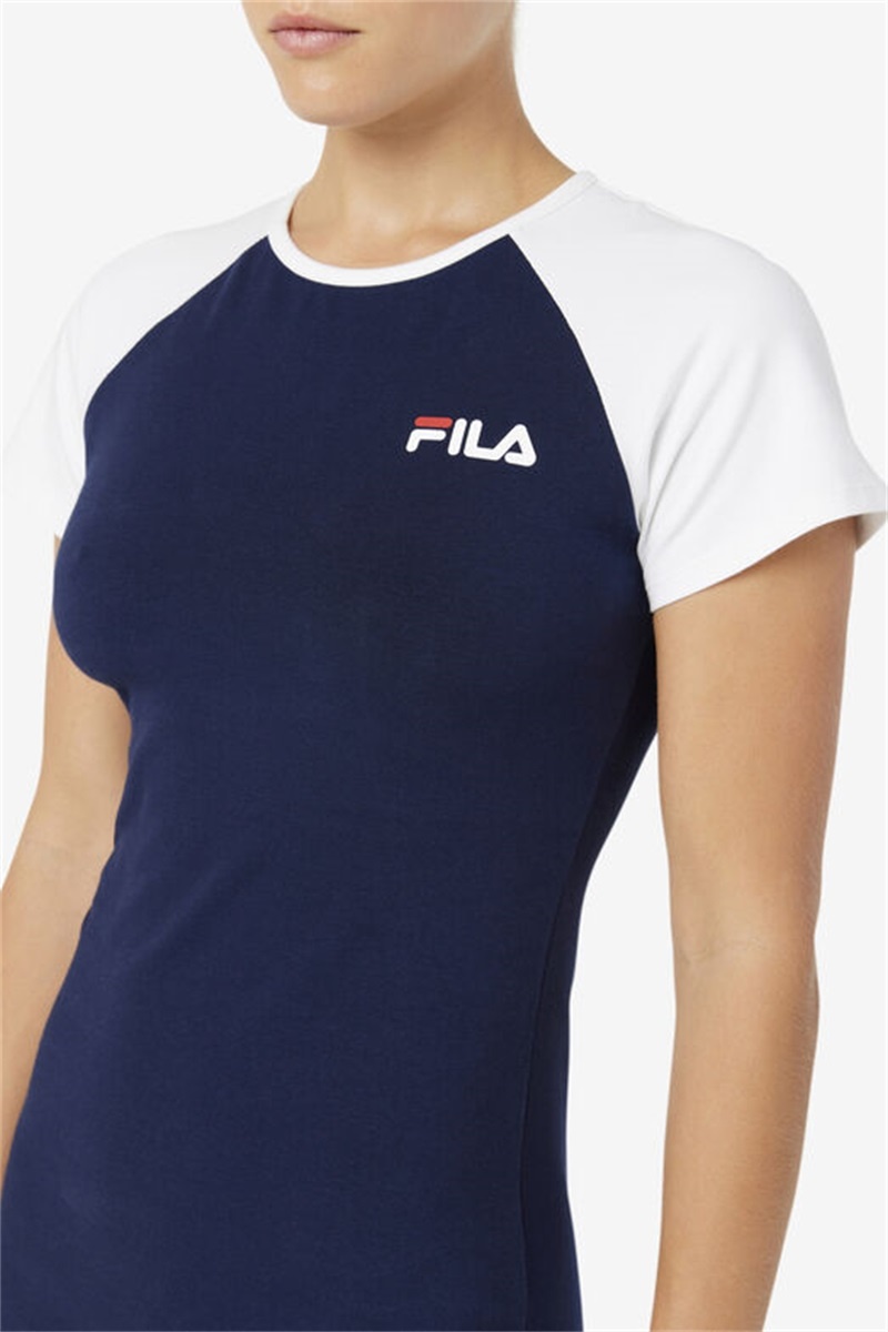 Navy Women's Fila Kyra Dress | Saudi Arabia-347285