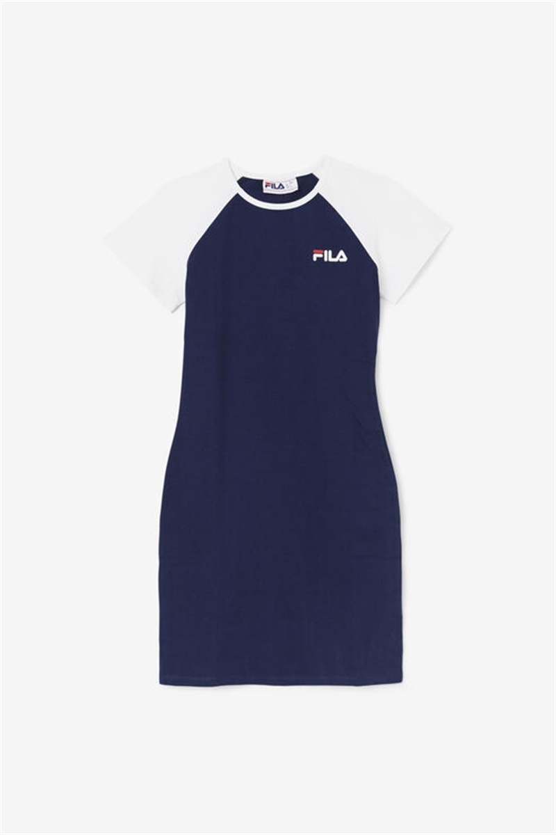 Navy Women\'s Fila Kyra Dress | Saudi Arabia-347285