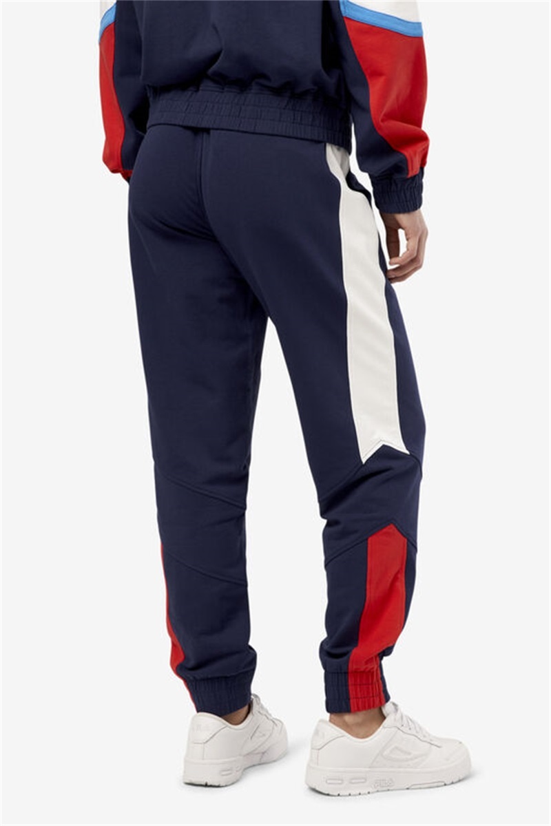 Navy Women's Fila Makayla Joggers | Saudi Arabia-587091