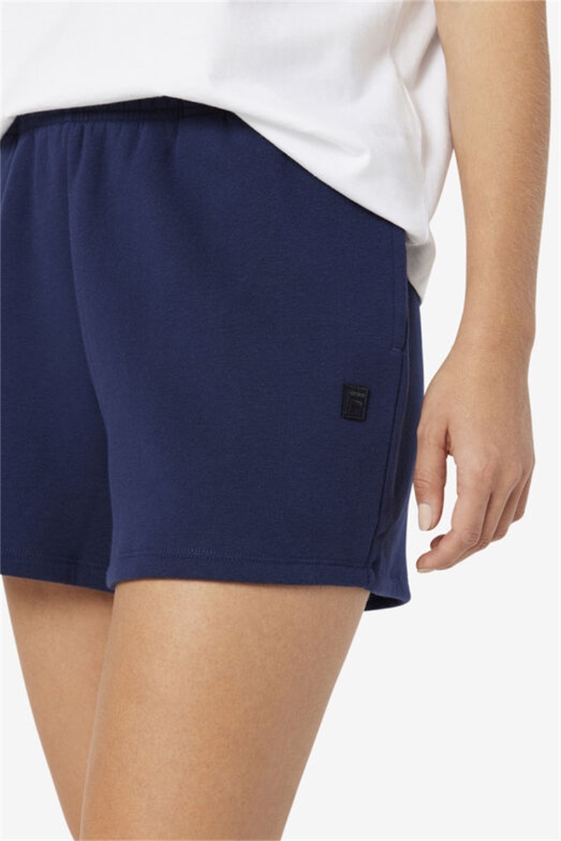 Navy Women's Fila Nalani Shorts | Saudi Arabia-521843