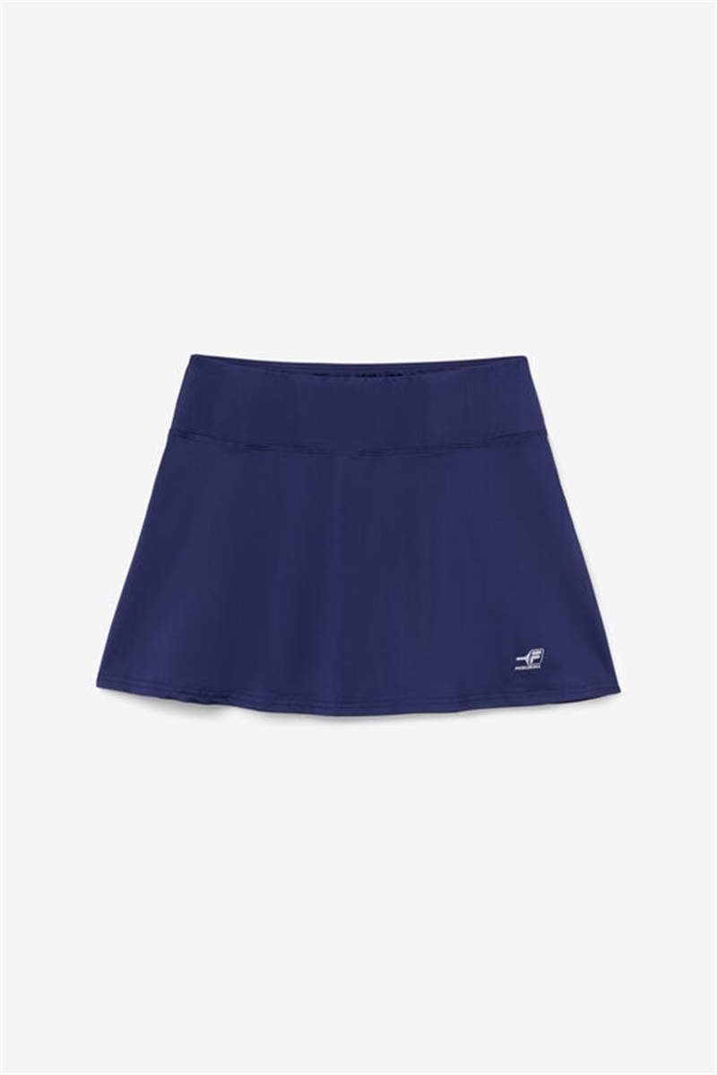 Navy Women\'s Fila Pickleball Flounce Skirts | Saudi Arabia-340295