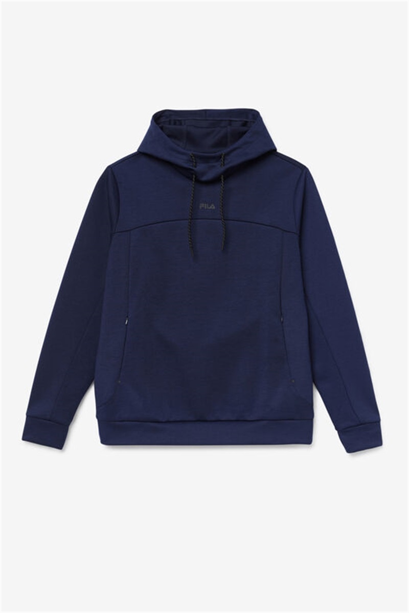 Navy / Black Men\'s Fila Aadheen Hoodie | Saudi Arabia-065792