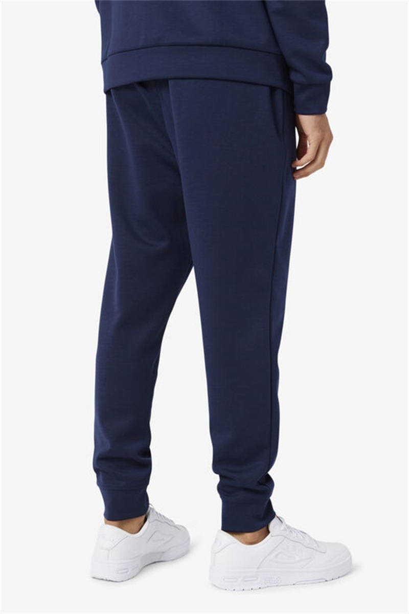 Navy / Black Men's Fila Himmat Joggers | Saudi Arabia-634072