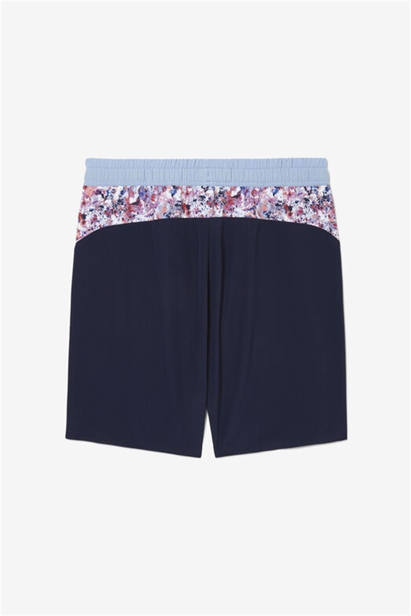 Navy / Blue Men's Fila Solar Power Woven Shorts | Saudi Arabia-294187