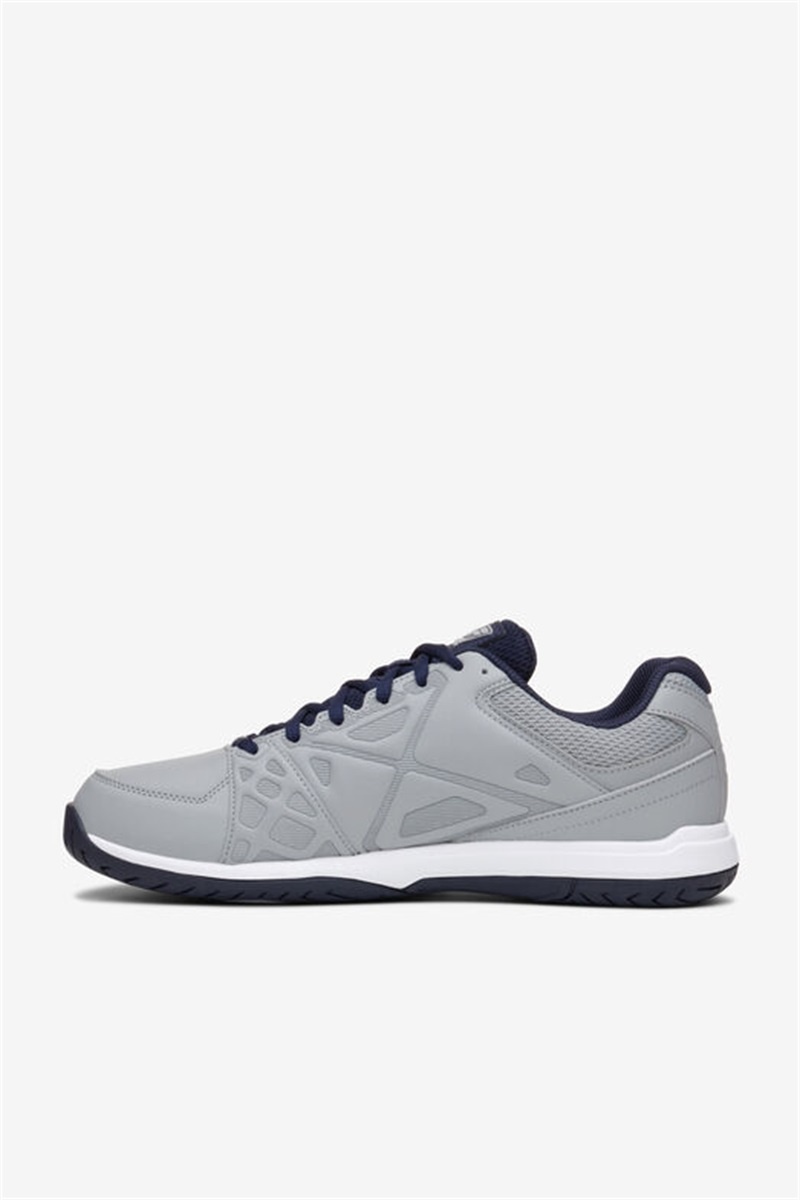 Navy / Metal Silver Men's Fila Double Bounce 3 Pickleball Shoes | Saudi Arabia-364789
