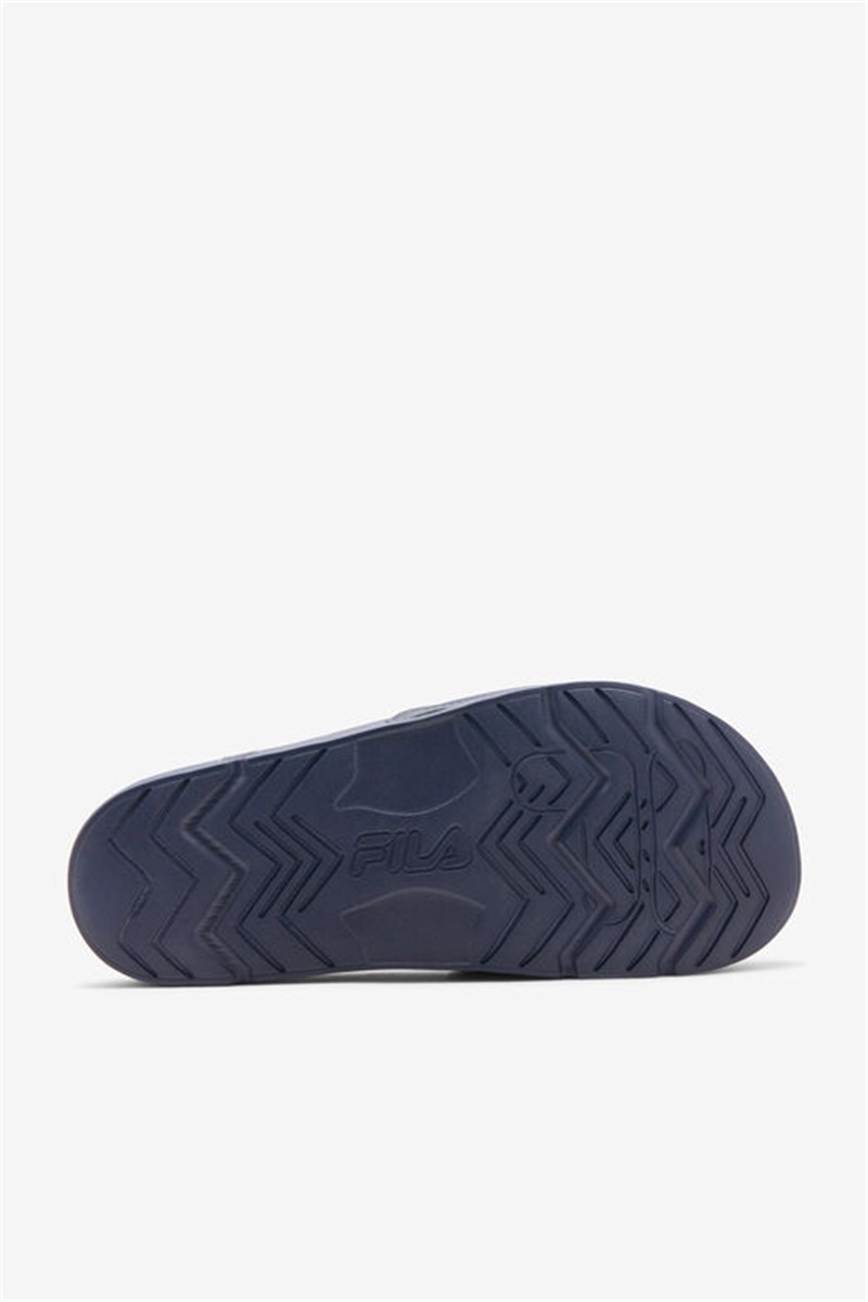 Navy / Red / White Men's Fila Drifter Slides | Saudi Arabia-058162