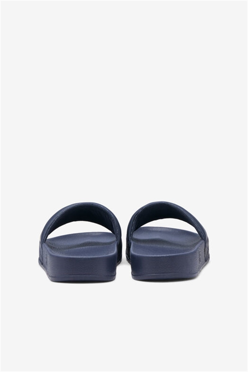 Navy / Red / White Men's Fila Drifter Slides | Saudi Arabia-058162