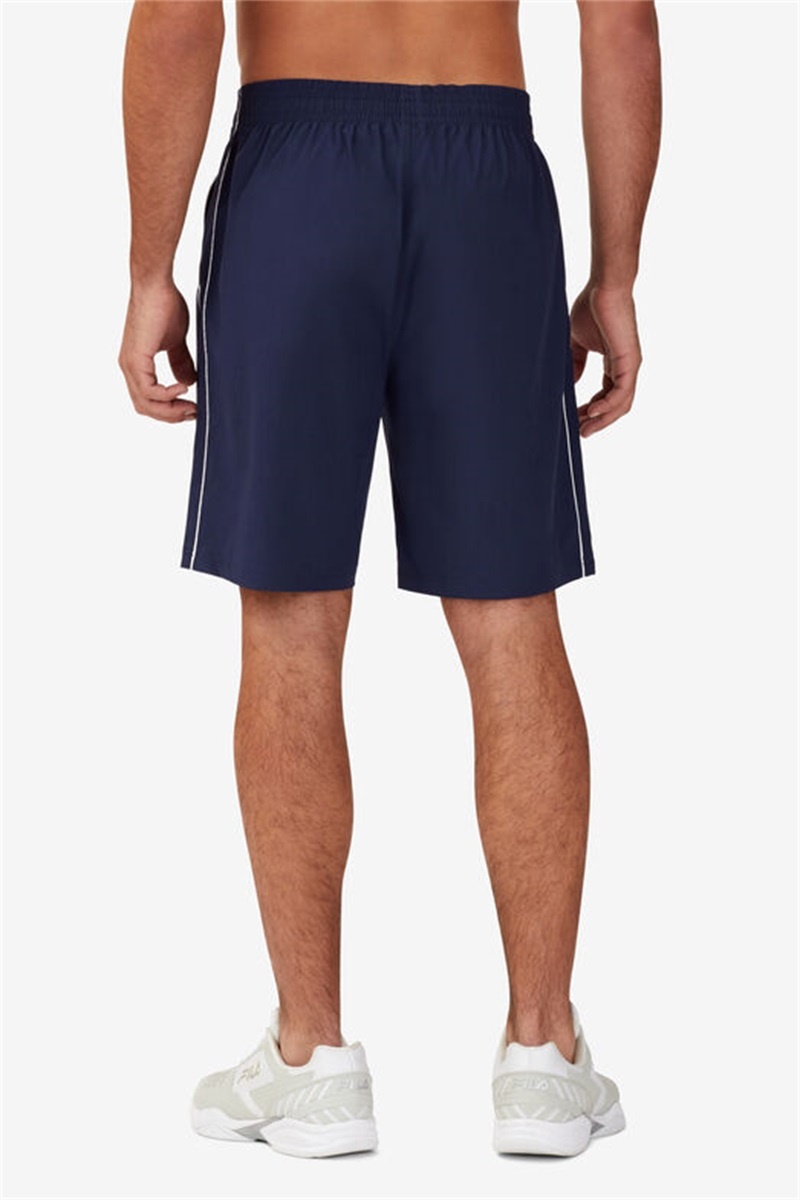 Navy / White Men's Fila 110 Year Collection Shorts | Saudi Arabia-527869