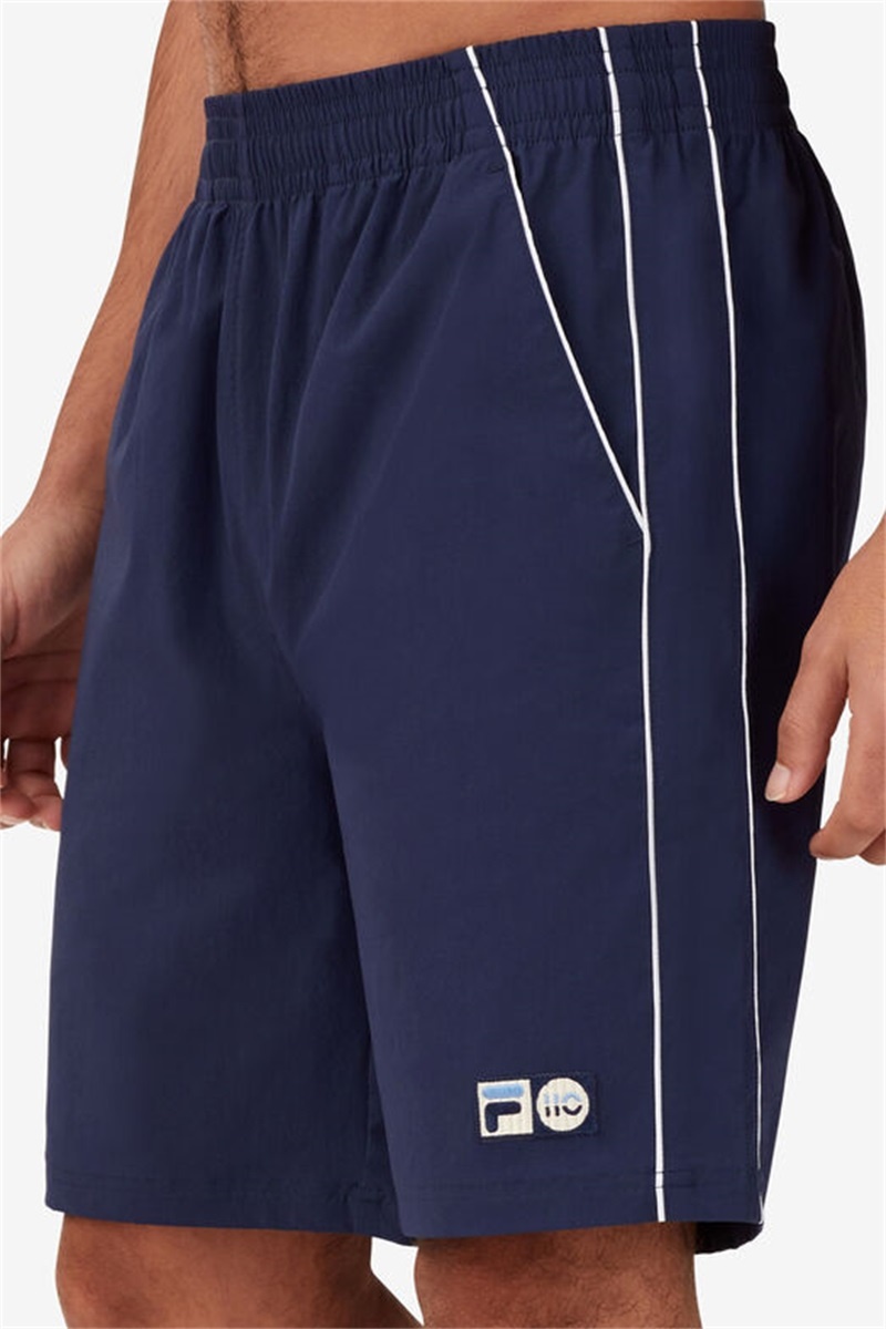 Navy / White Men's Fila 110 Year Collection Shorts | Saudi Arabia-527869