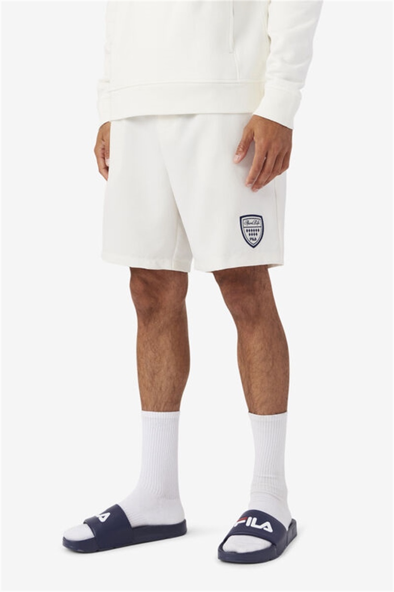 Navy / White Men's Fila Anyz Shorts | Saudi Arabia-296510