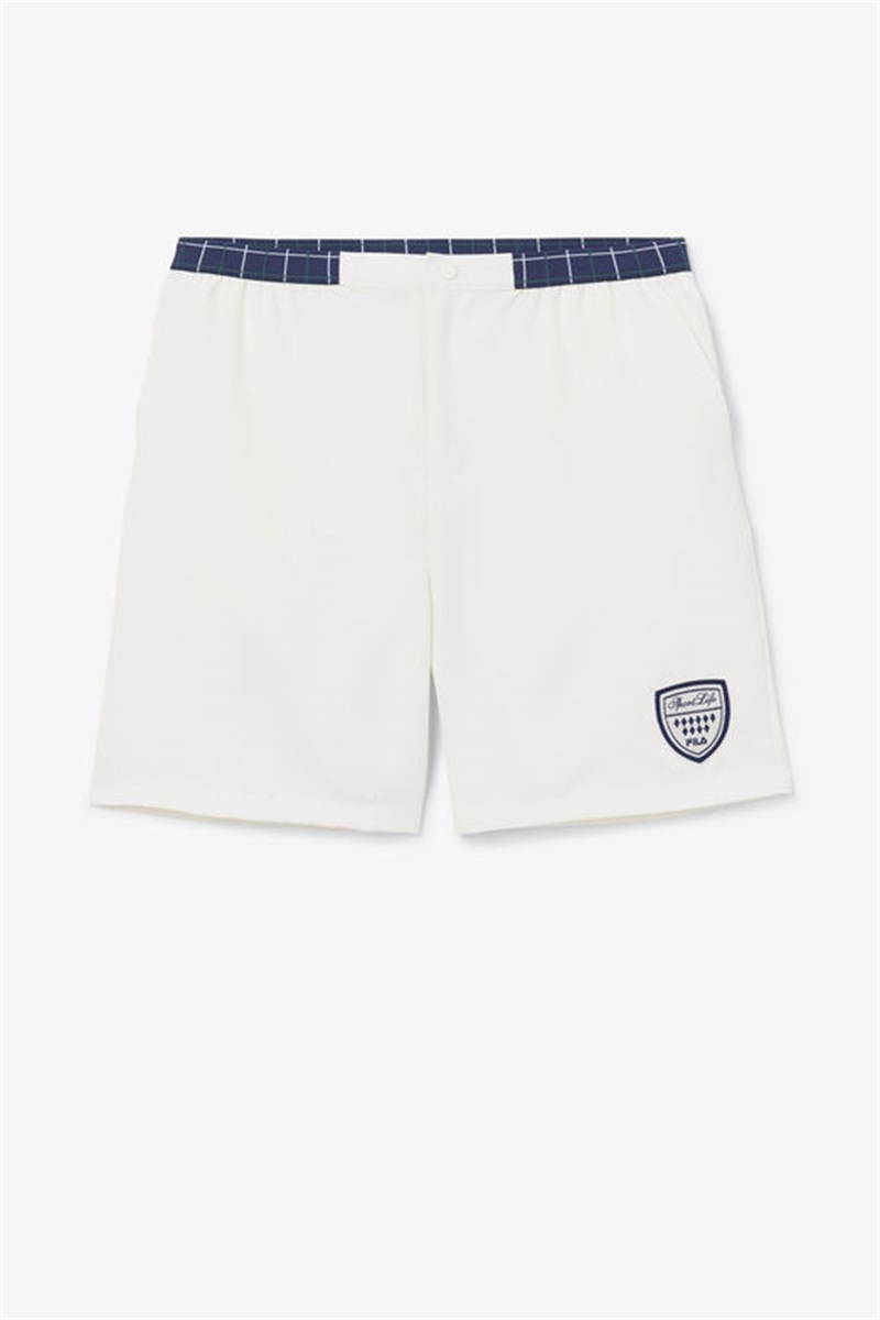 Navy / White Men\'s Fila Anyz Shorts | Saudi Arabia-296510