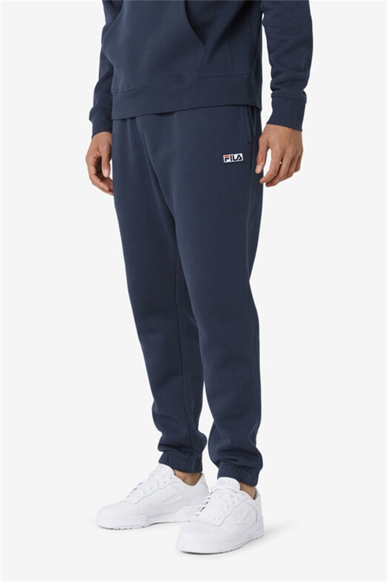 Navy / White Men's Fila Garin Joggers | Saudi Arabia-416953