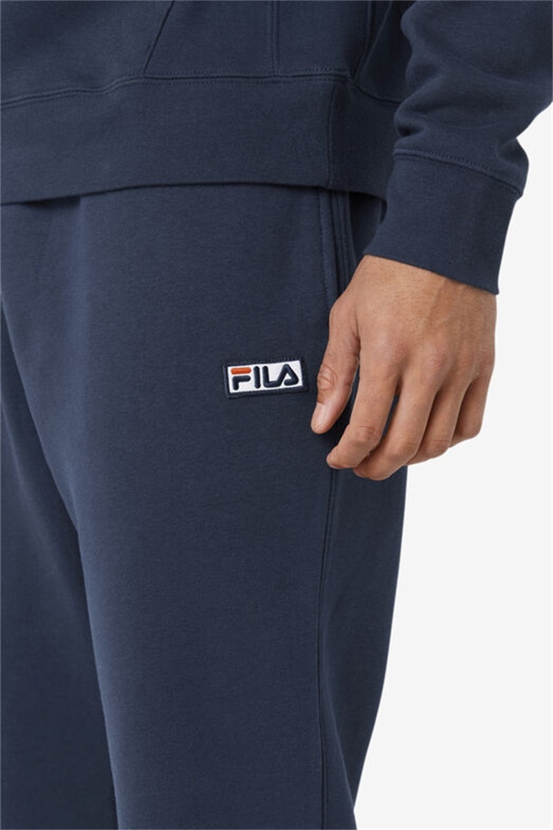 Navy / White Men's Fila Garin Joggers | Saudi Arabia-416953