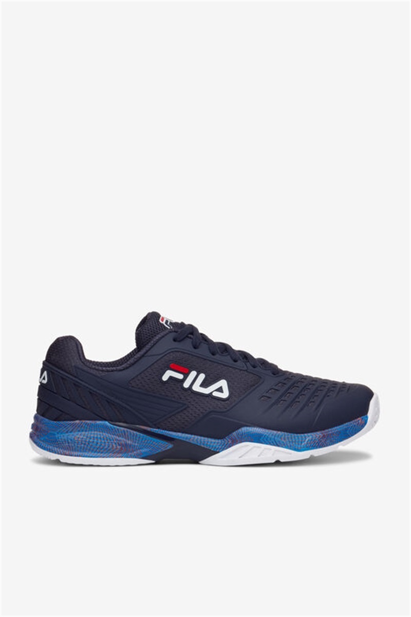 Navy / White / Pink Men\'s Fila Axilus 2 Energized Tennis Shoes | Saudi Arabia-948513