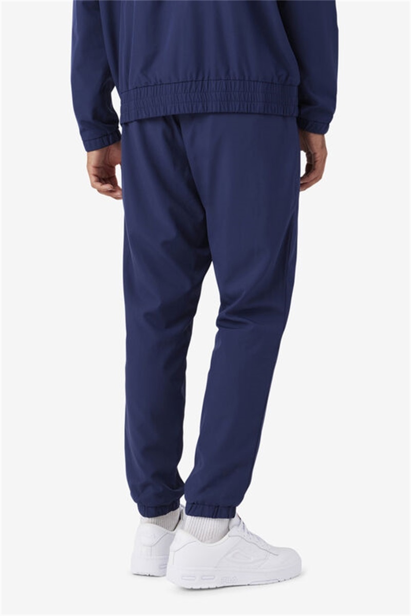 Navy / White / Red Men's Fila Amar Track Pants | Saudi Arabia-832956