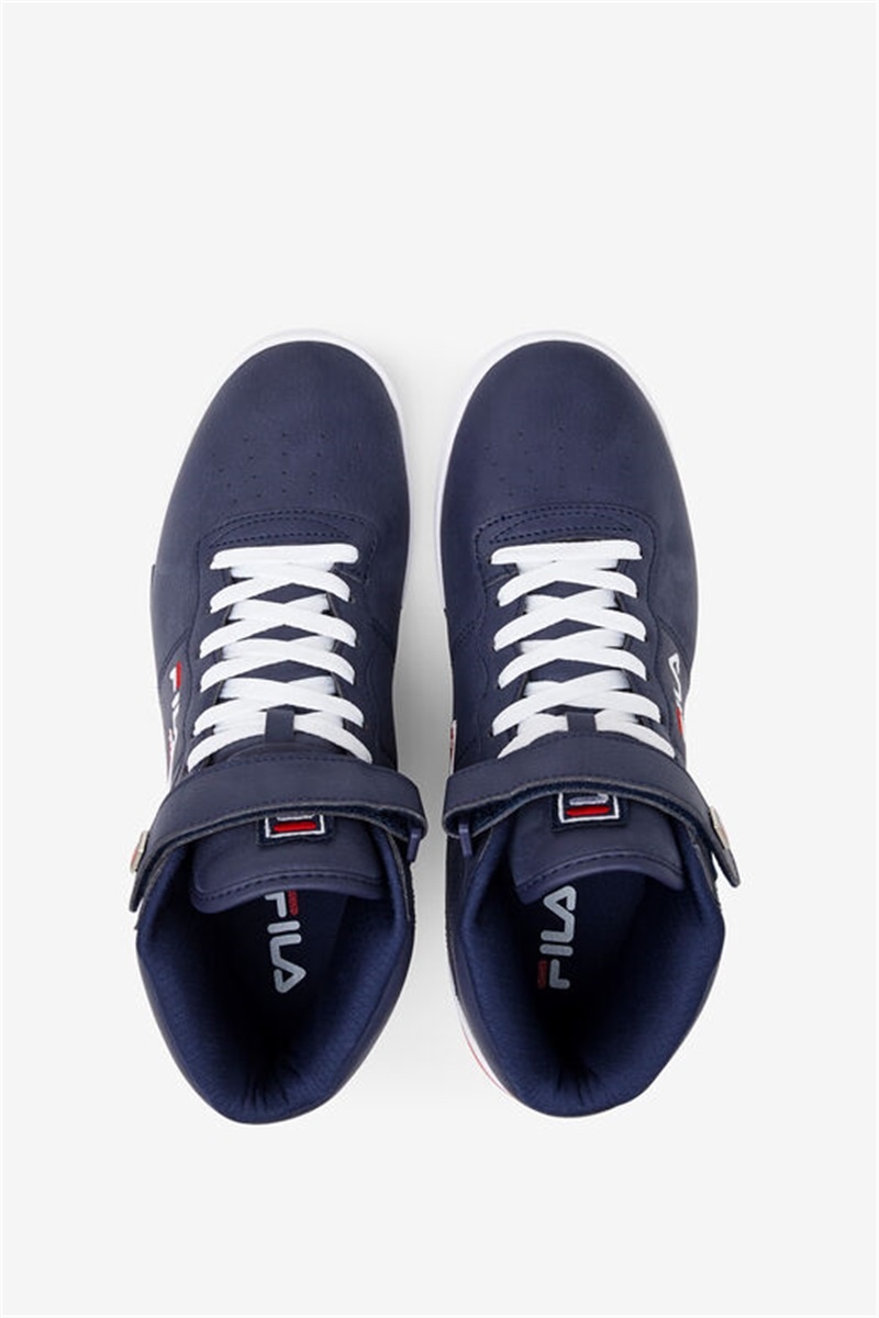 Navy / White / Red Men's Fila Vulc 13 Sneakers | Saudi Arabia-897304