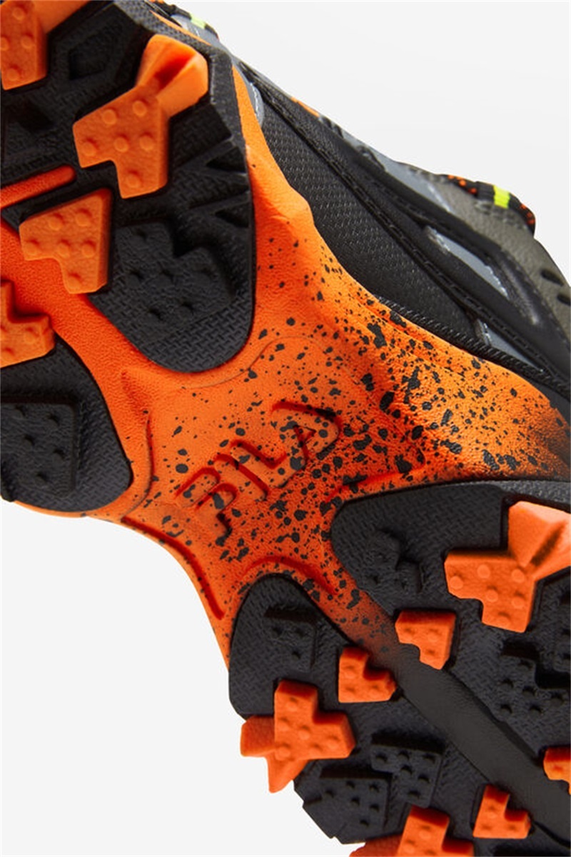 Orange / Black Kids' Fila Oakmont Tr Shoes | Saudi Arabia-732095
