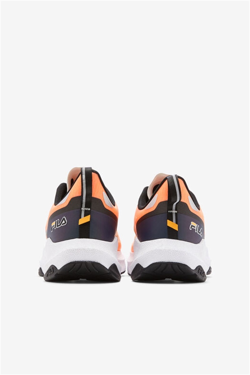 Orange / Black / White Men's Fila Tactik 3 Impulse Shoes | Saudi Arabia-754310