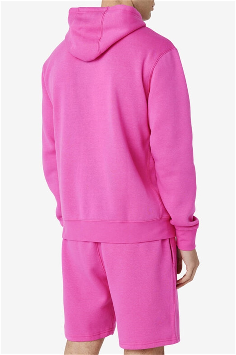 Pink Men's Fila Algot Hoodie | Saudi Arabia-130526