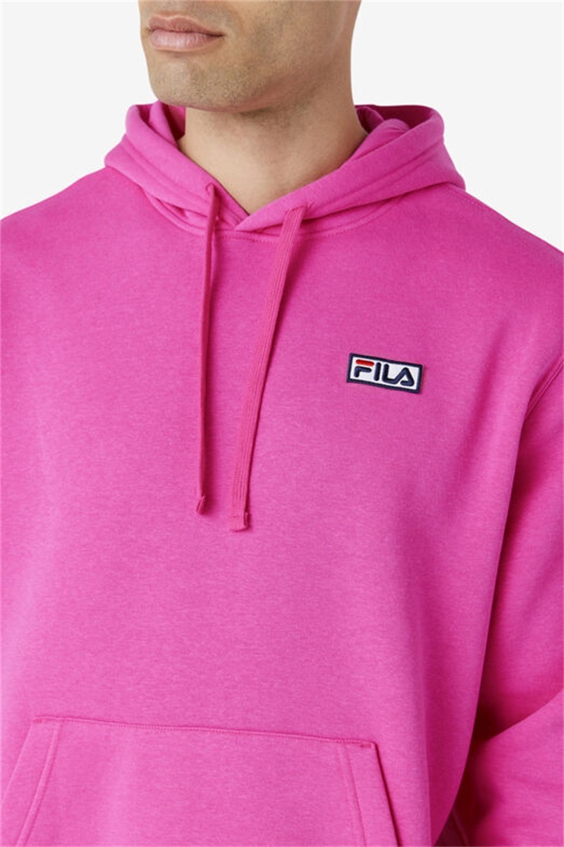 Pink Men's Fila Algot Hoodie | Saudi Arabia-130526