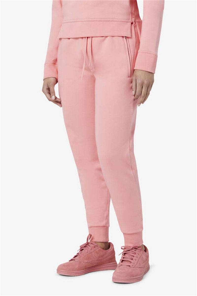 Pink Men's Fila Gabriel Joggers | Saudi Arabia-304157
