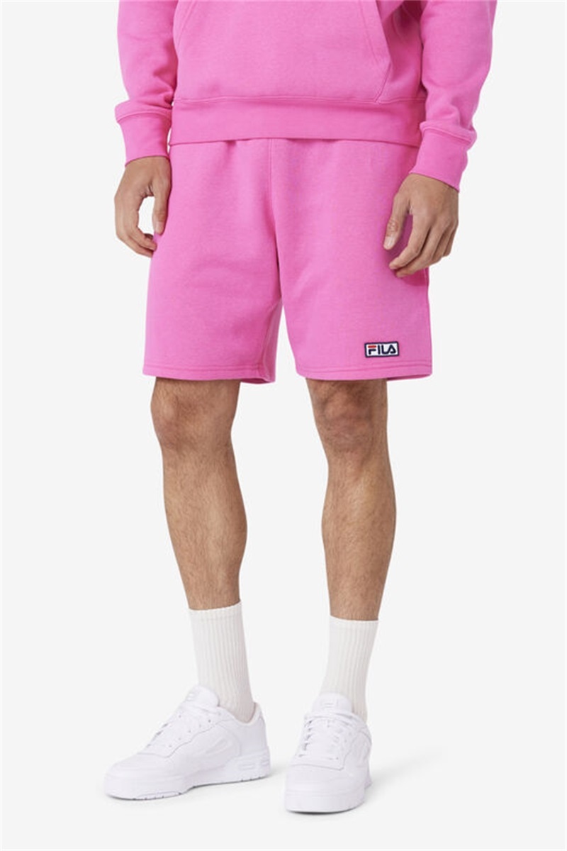 Pink Men's Fila Kylan Shorts | Saudi Arabia-462098