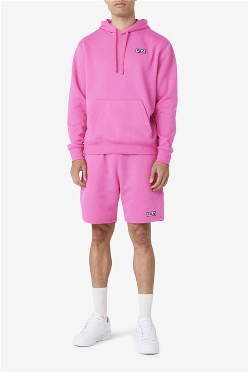 Pink Men's Fila Kylan Shorts | Saudi Arabia-462098