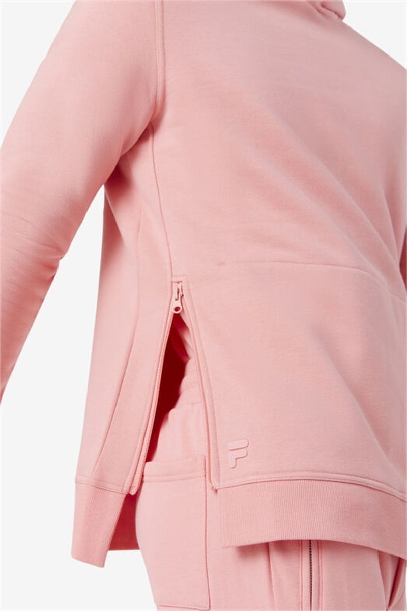 Pink Men's Fila Maddox Pullover Hoodie | Saudi Arabia-176239