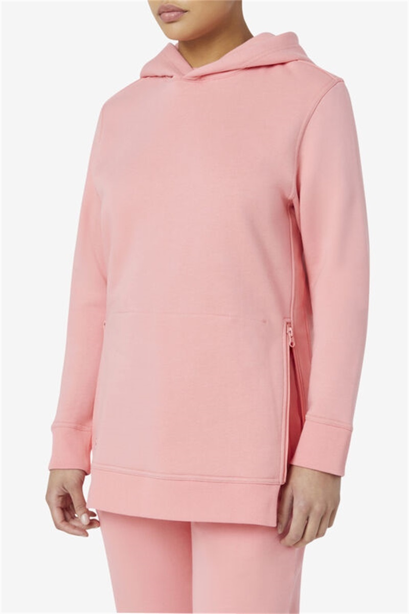 Pink Men's Fila Maddox Pullover Hoodie | Saudi Arabia-176239