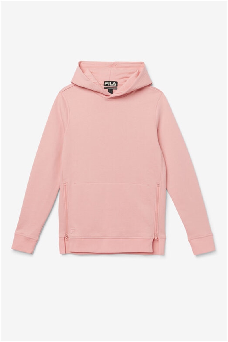 Pink Men\'s Fila Maddox Pullover Hoodie | Saudi Arabia-176239