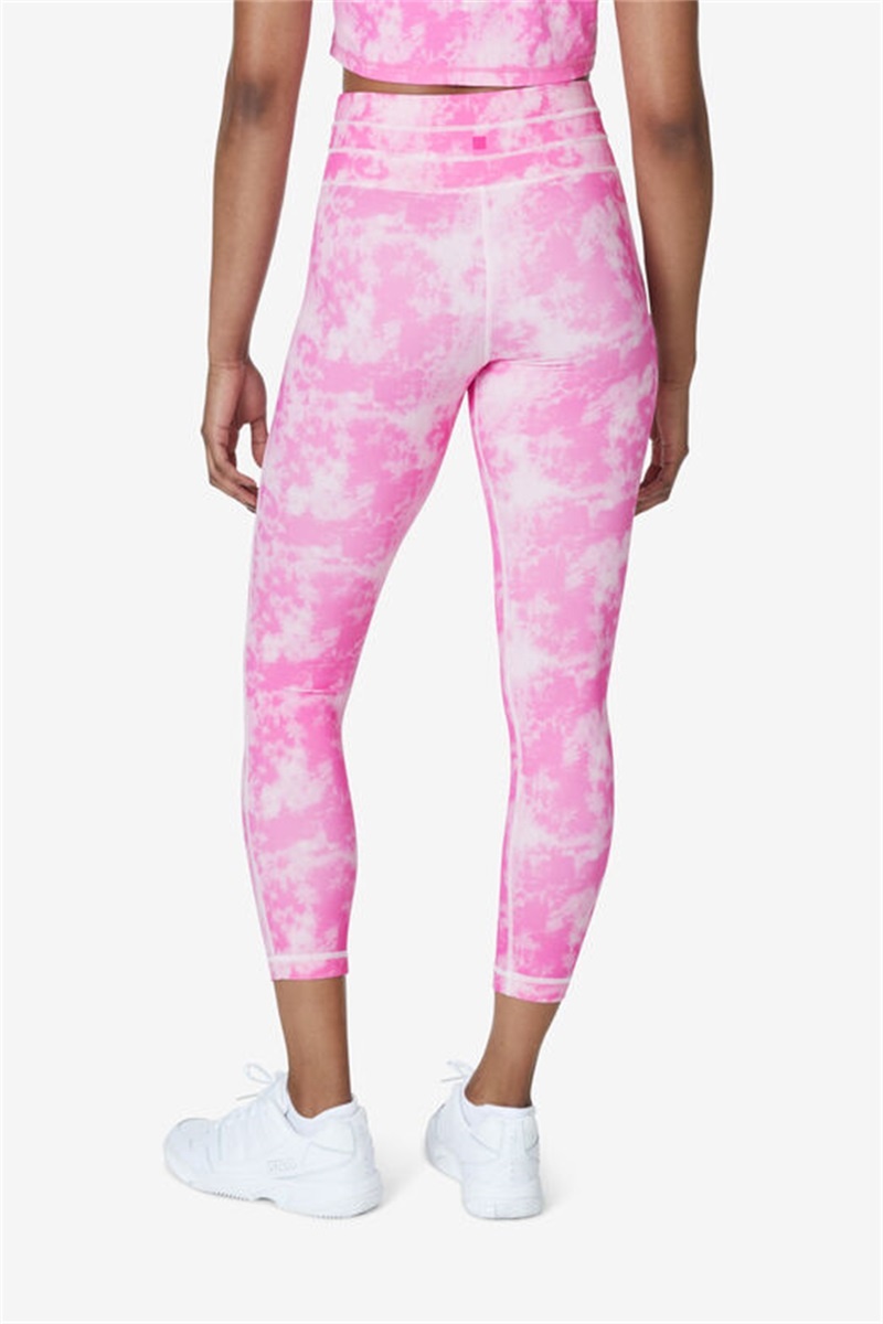 Pink Women's Fila Forza Dance Leggings | Saudi Arabia-607258
