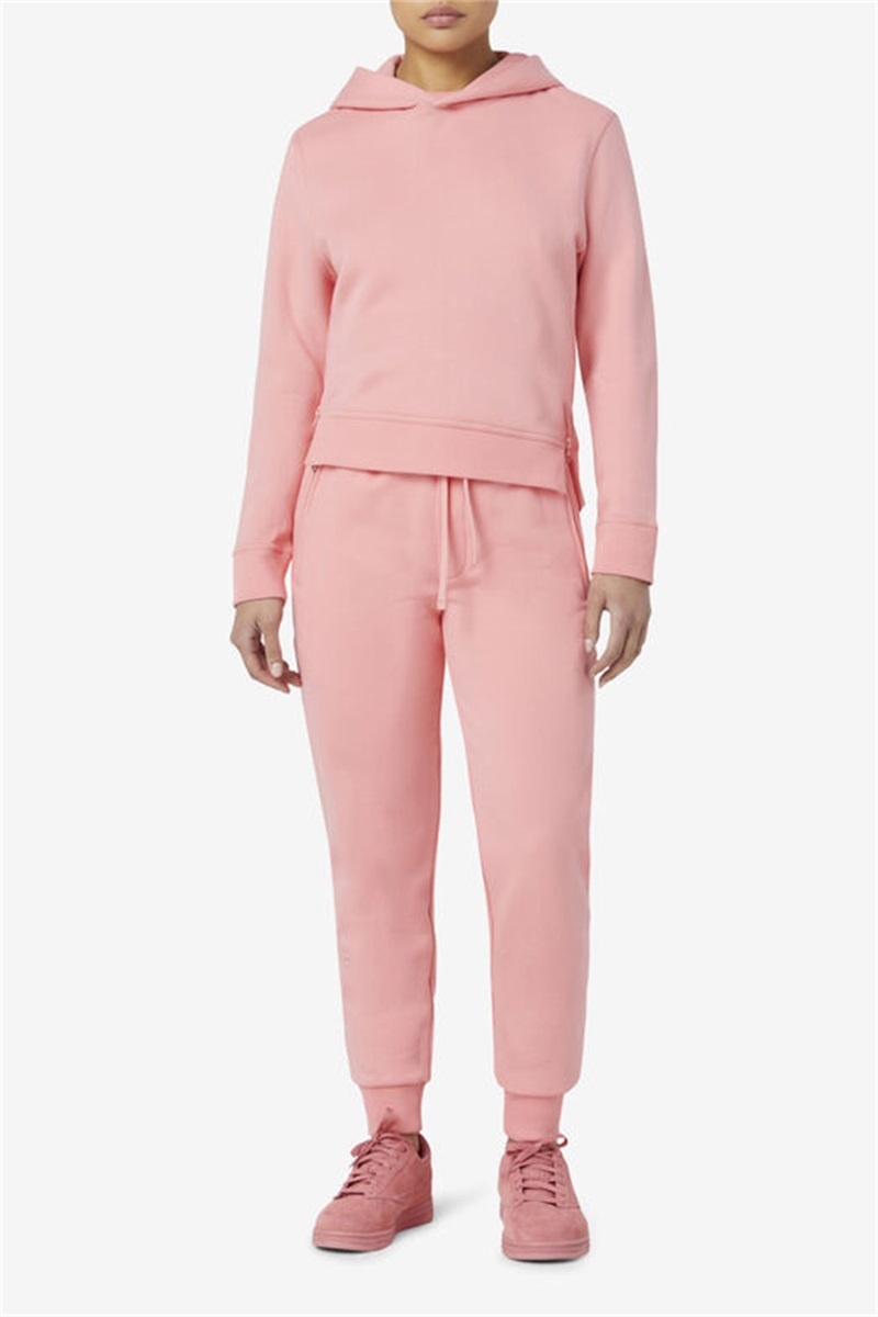 Pink Women's Fila Gabriel Joggers | Saudi Arabia-412305
