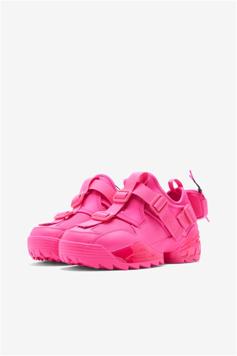Pink Women's Fila Unit V2 Sneakers | Saudi Arabia-459128
