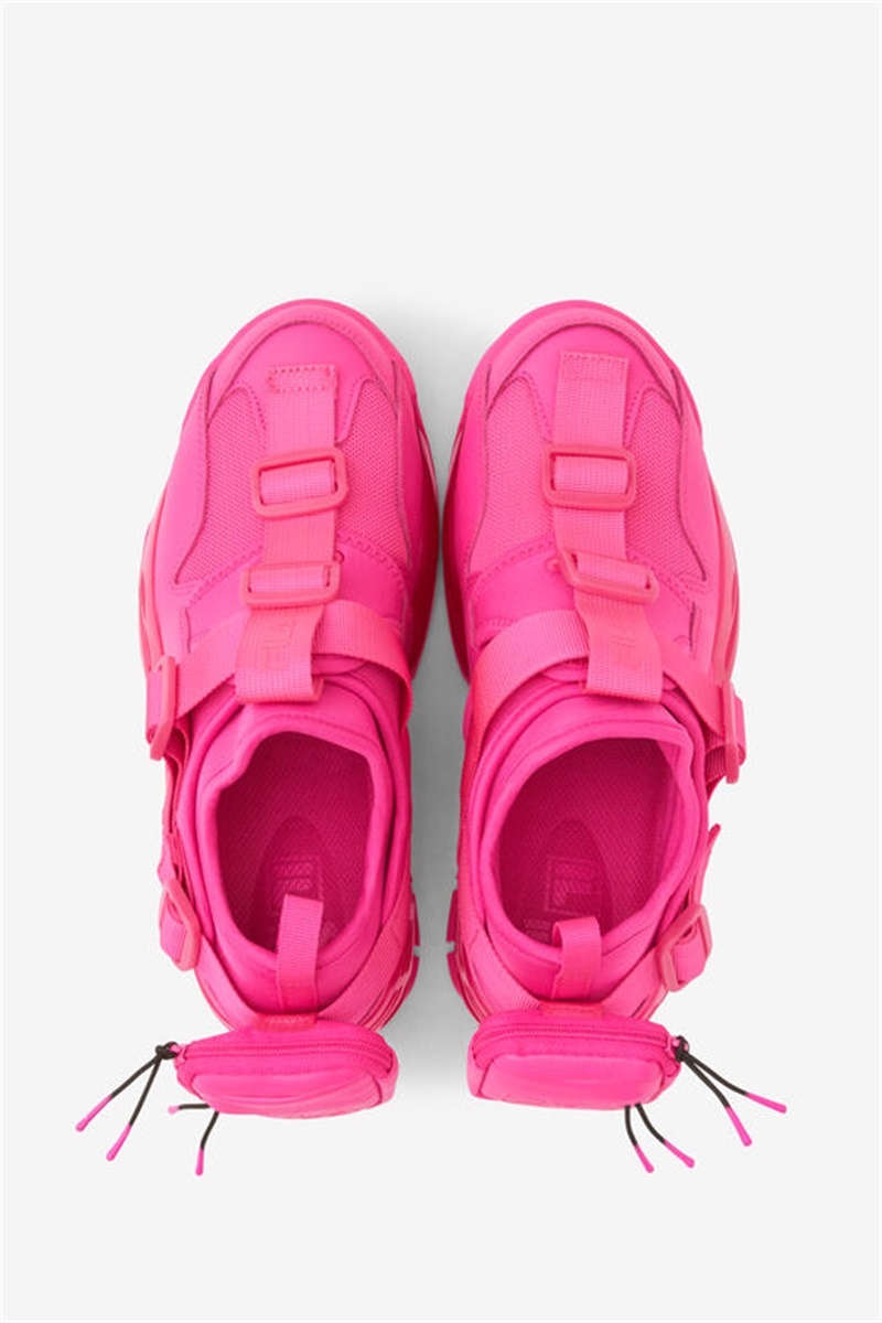 Pink Women's Fila Unit V2 Sneakers | Saudi Arabia-459128