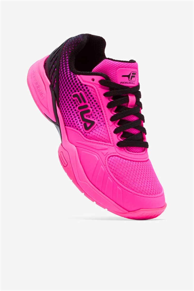 Pink / Black Women's Fila Volley Zone Pickleball Shoes | Saudi Arabia-917625